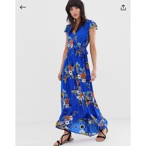 Band of Gypsies Wrap Front Maxi Dress